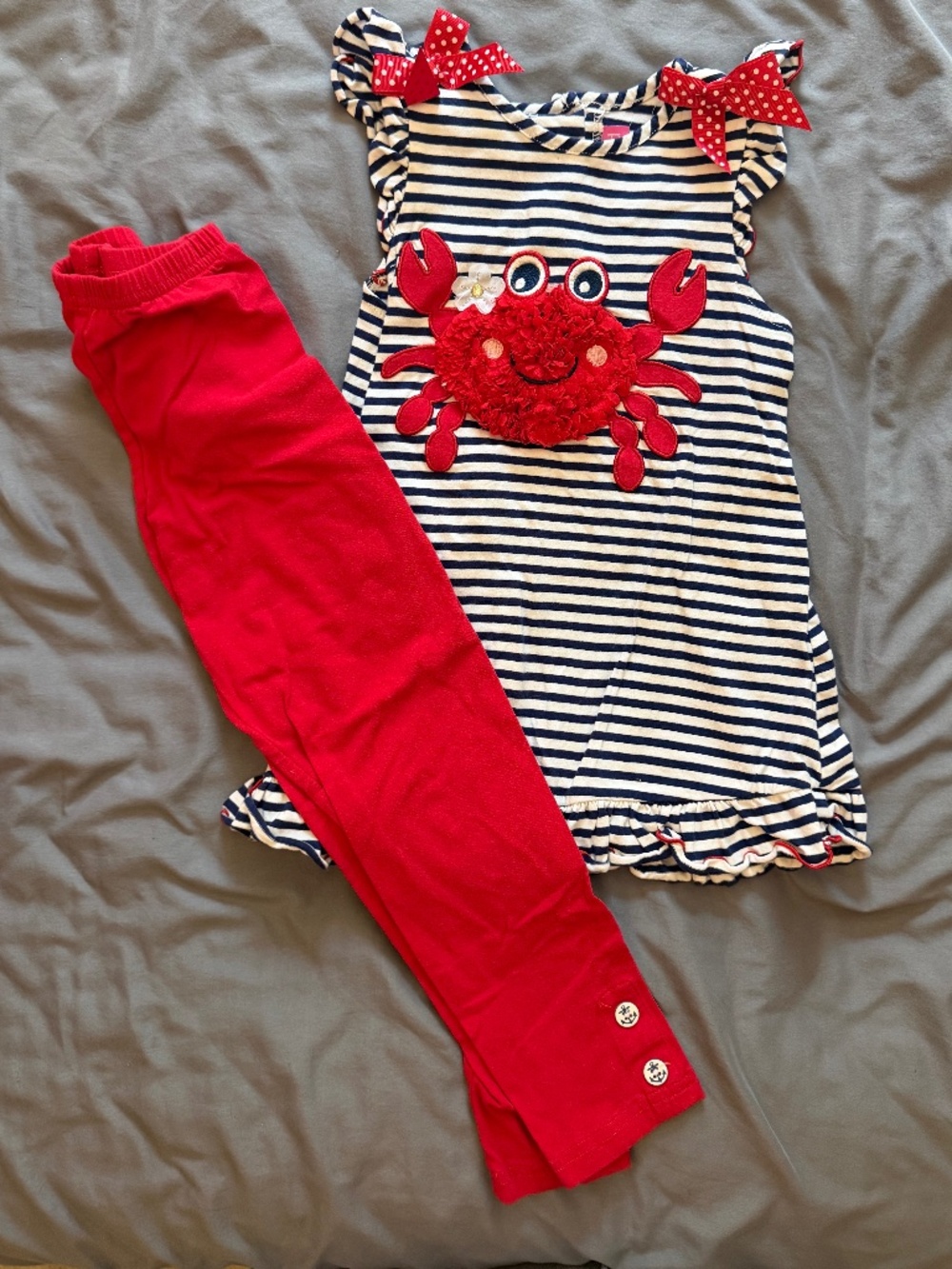 Lobster Outfit, Girl beach outfit